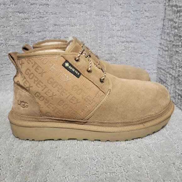 UGG Neumel Goretex Men's Size US 8 Chestnut Waterproof Suede Ankle Boots 1118571 - Picture 1 of 9